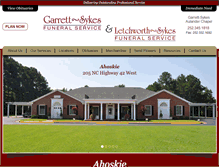 Tablet Screenshot of garrettsykesfs.com